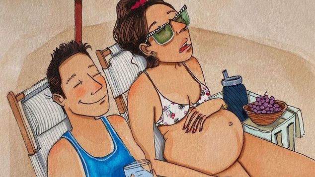 Πώς είναι να είσαι έγκυος: Εικονογράφος απαθανάτισε αυτό το ταξίδι χωρίς ωραιοποιήσεις